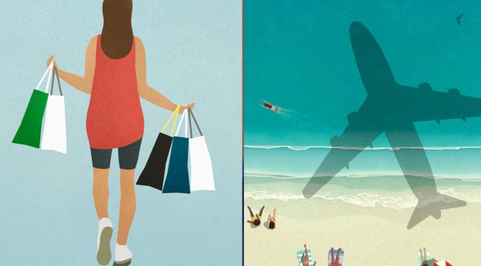 Comerciantii cu amanuntul au o noua problema: oamenii isi cheltuiesc banii in calatorii