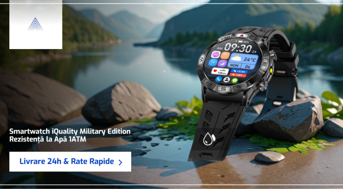 Ceas Smartwatch Barbati Rezistent la Apa | Descoperă Noile Modele de la iQuality