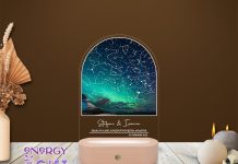 Lampă LED cu poză pentru aniversarea de 1 an de relație